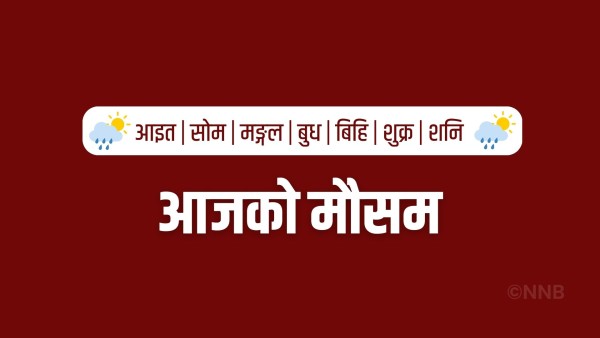 आजको मौसमः सामान्यतया सफा 